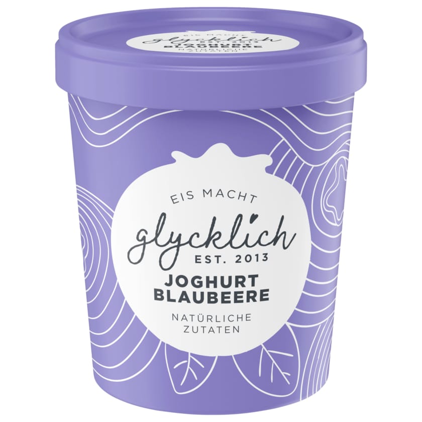 Glycklich Joghurt Blaubeere 500ml